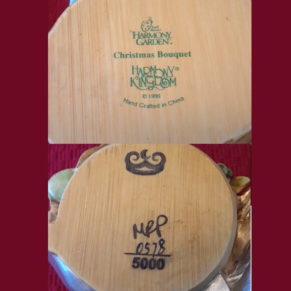 Limited Edition Lord Byron's Harmony Garden Christmas Bouquet Treasure Box - Picture 7 of 13